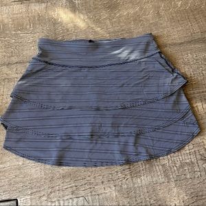 Athleta navy/white tennis skirt